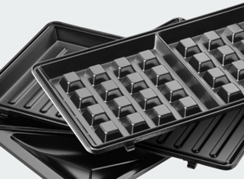 Wymienne płytki: sandwich, grill, gofry