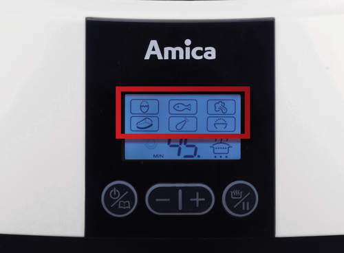6 automatycznych programów gotowania
