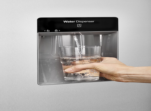 Grafika przedstawia funkcje Dyspenser wody 